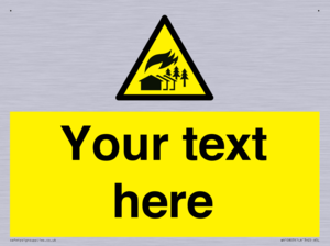 Custom Warning: Large scale fire zone